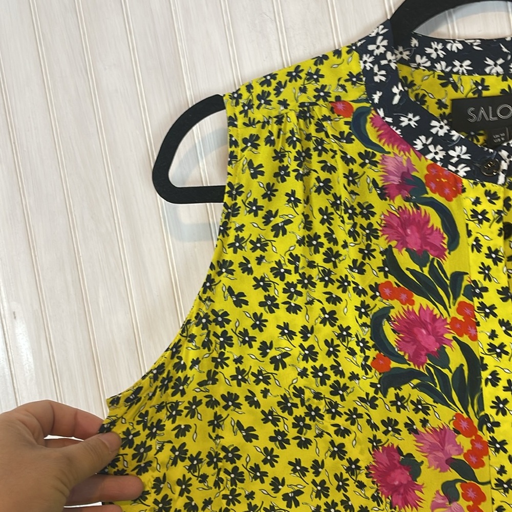 SALONI RUFFLE TILY DRESS SILK 6 - Picture 4 of 6
